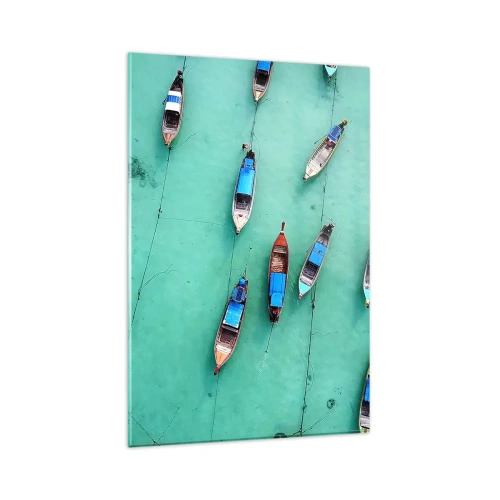 Üveg kép - Örömteli várakozásban - 80x120 cm