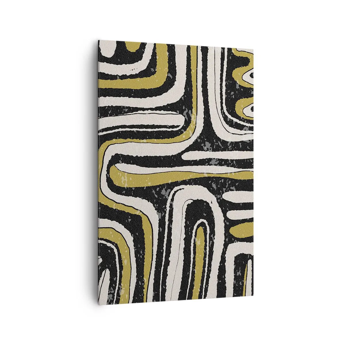 Vászonkép - Kompozíció: traktusok és sikátorok - 80x120 cm