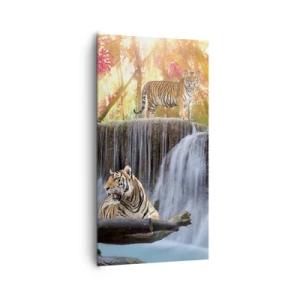 Vászonkép - Szürreális táj    - 65x120 cm