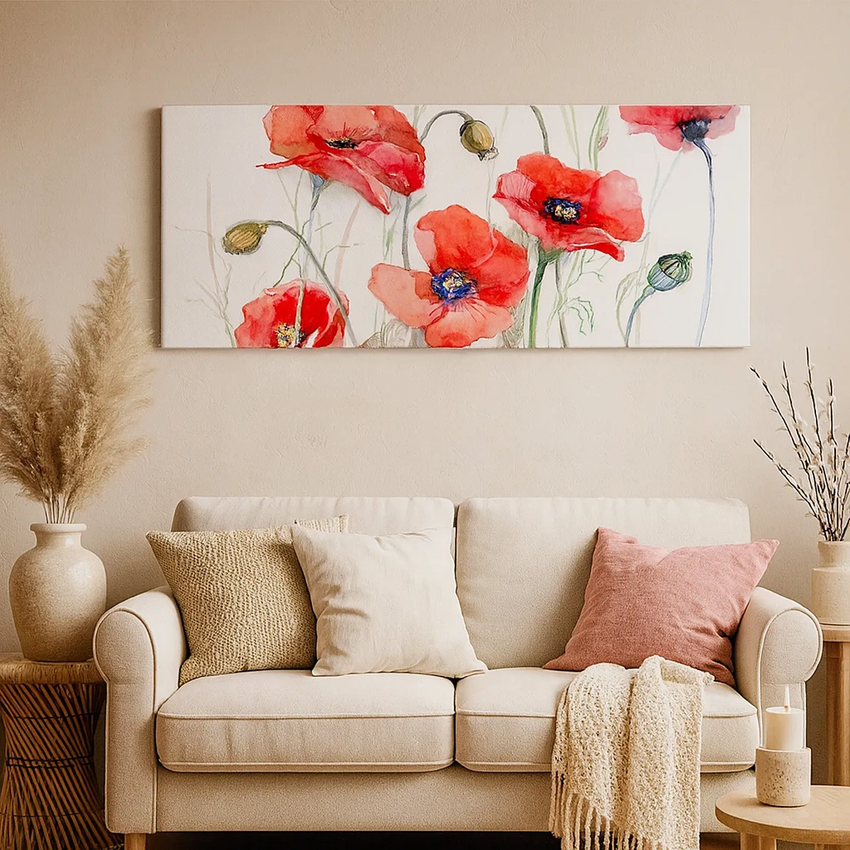 Vászonkép - Lengyel virágok - 30x30 cm