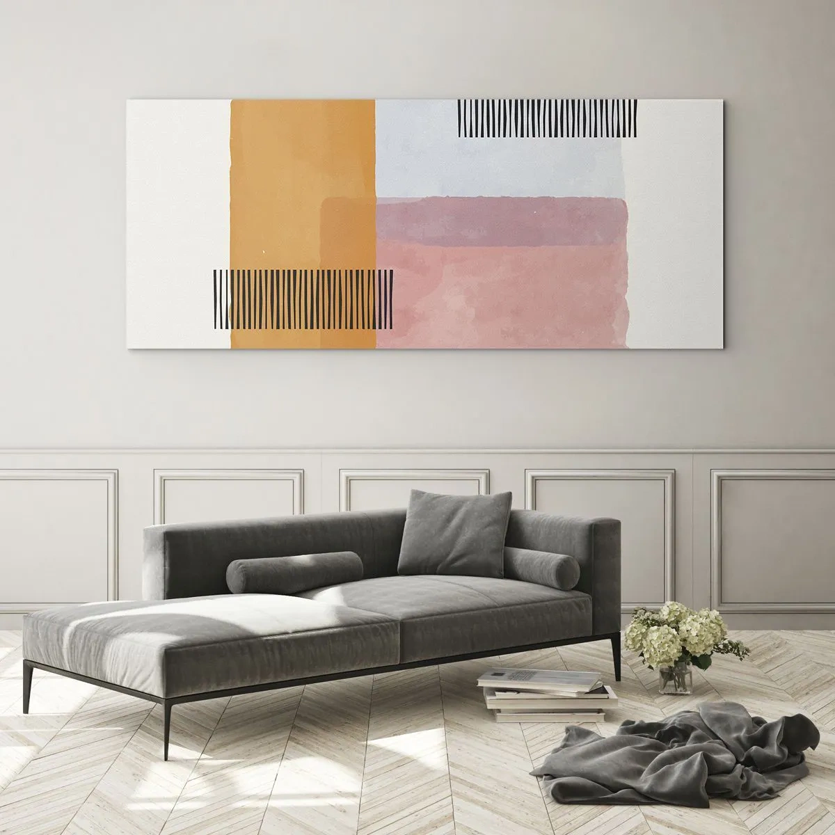 Üveg kép - Saroktól sarokig - 140x50 cm