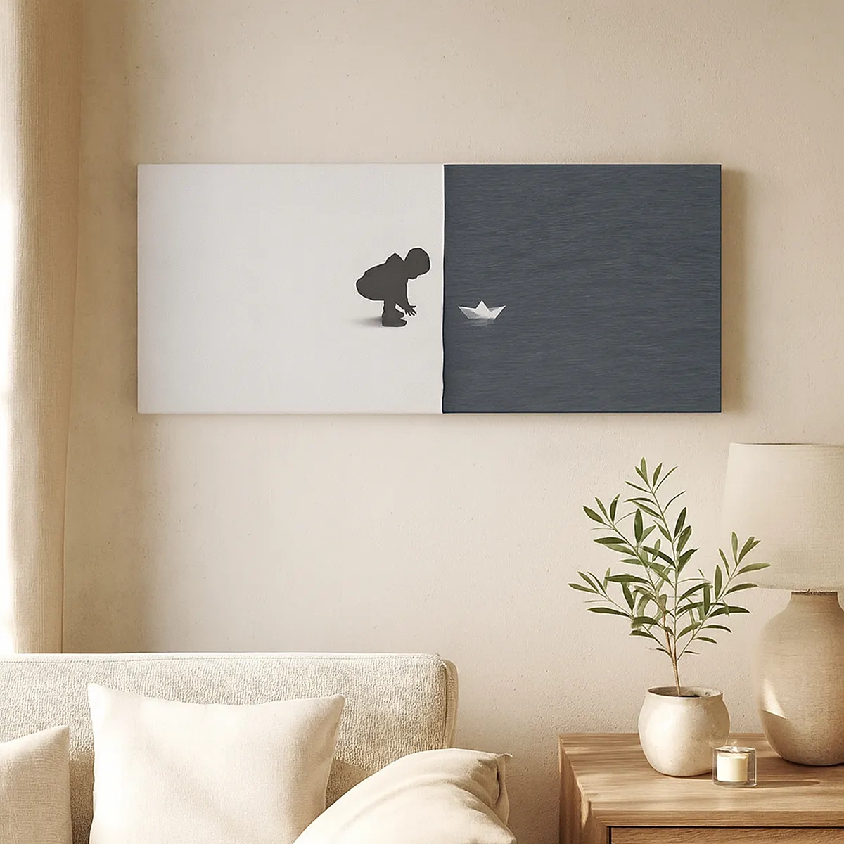 Vászonkép - Nagy utazás - 30x30 cm