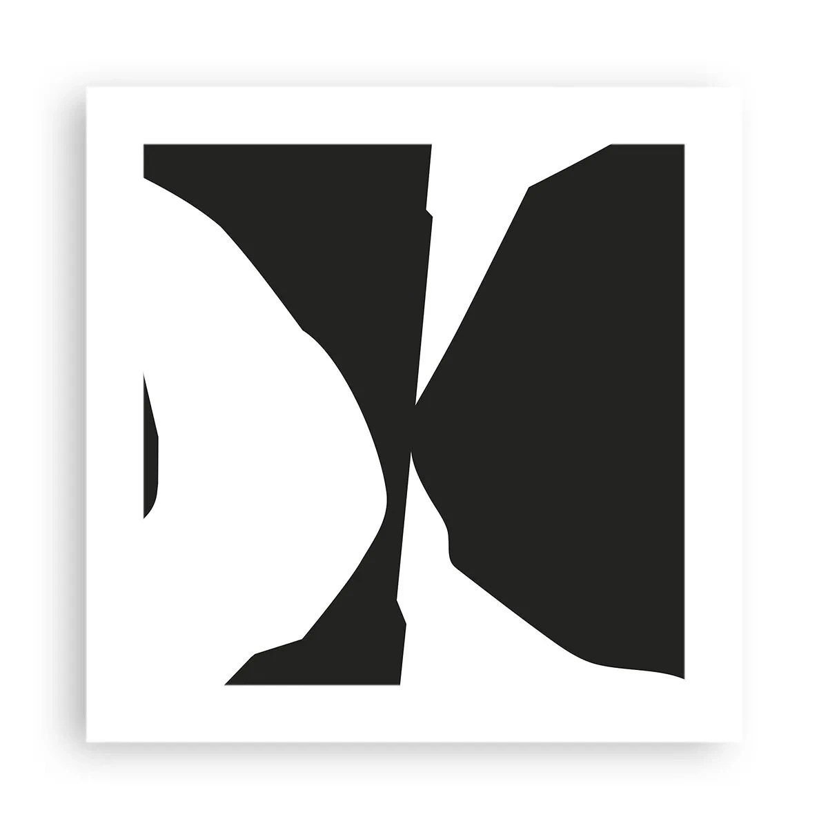 Poszter - Pozitív-negatív - 40x40 cm