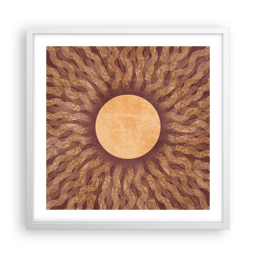 Poszter fekete keretben - A nap ikonja - 50x50 cm