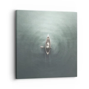 Vászonkép - Egy holdfényes tavon át - 30x30 cm