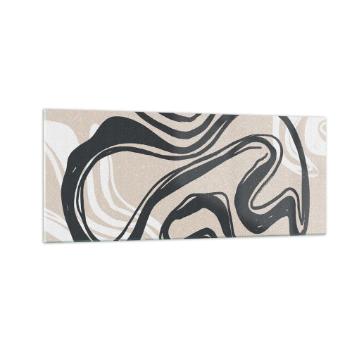 Üveg kép - Megsokszorozott kifejezés - 100x40 cm