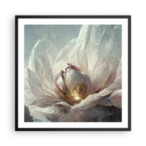 Poszter fehér keretben - Száz év alatt egyszer virágzik - 60x60 cm