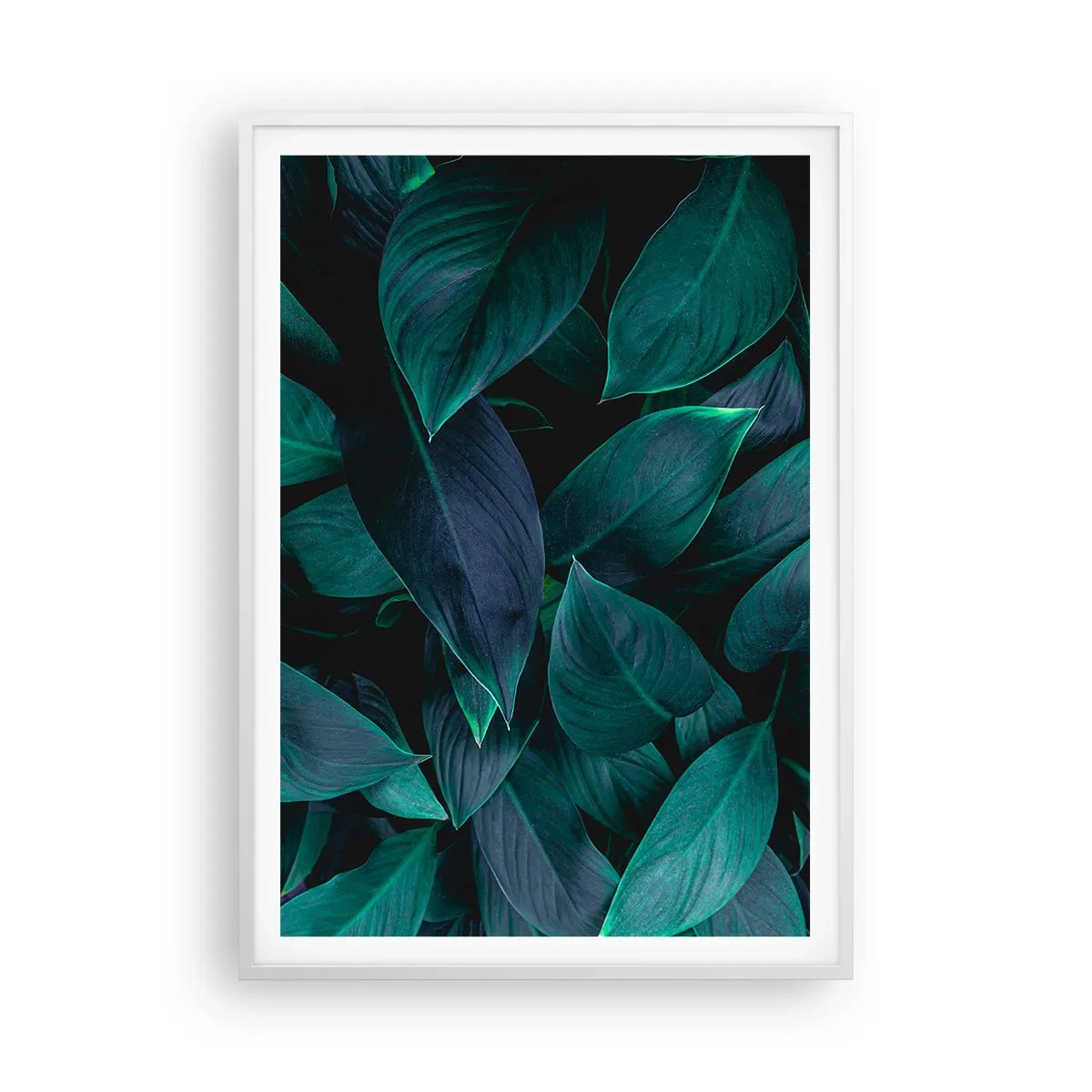 Poszter fekete keretben - Maga a zöldellő növényzet - 70x100 cm