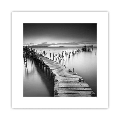 Poszter - Egy elfeledett part békéje - 30x30 cm