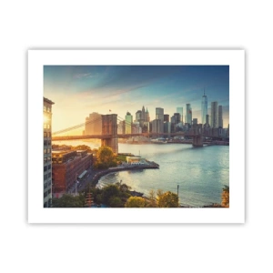 Poszter - Nagyváros hajnala - 50x40 cm