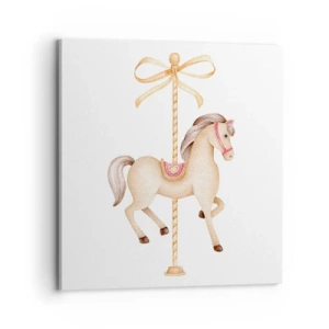 Vászonkép - Kecses vágtával - 70x70 cm