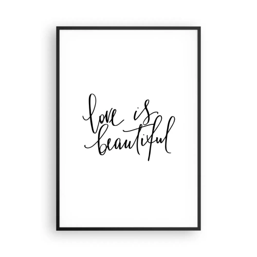 Poszter fehér keretben - Olvass és ismételj - 70x100 cm