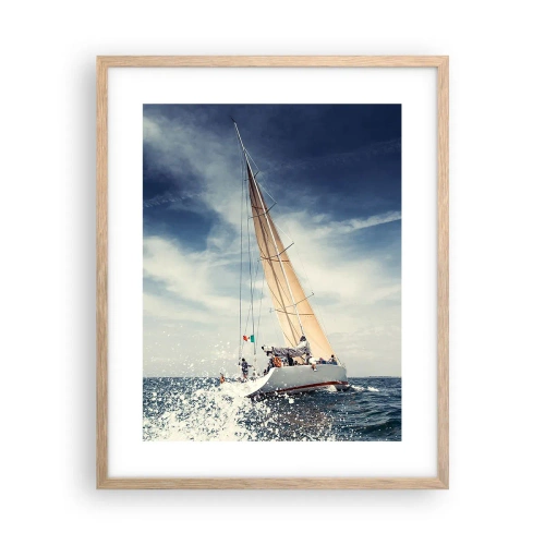 Poszter világos tölgy keretben - Nem érnek utol! - 40x50 cm