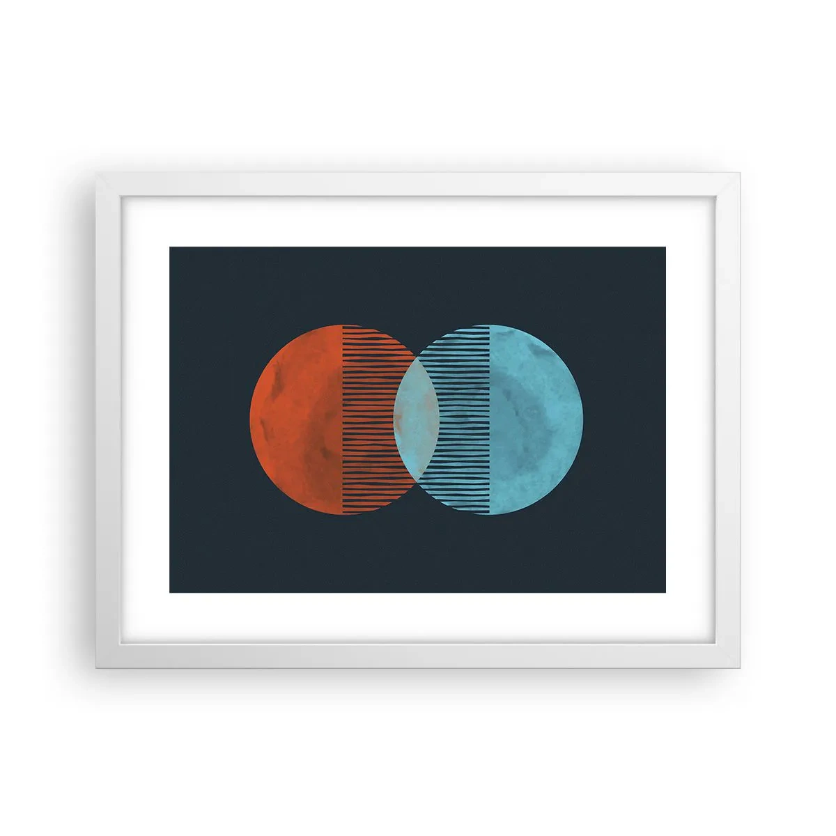 Poszter fekete keretben - Csillagászati fantázia - 40x30 cm