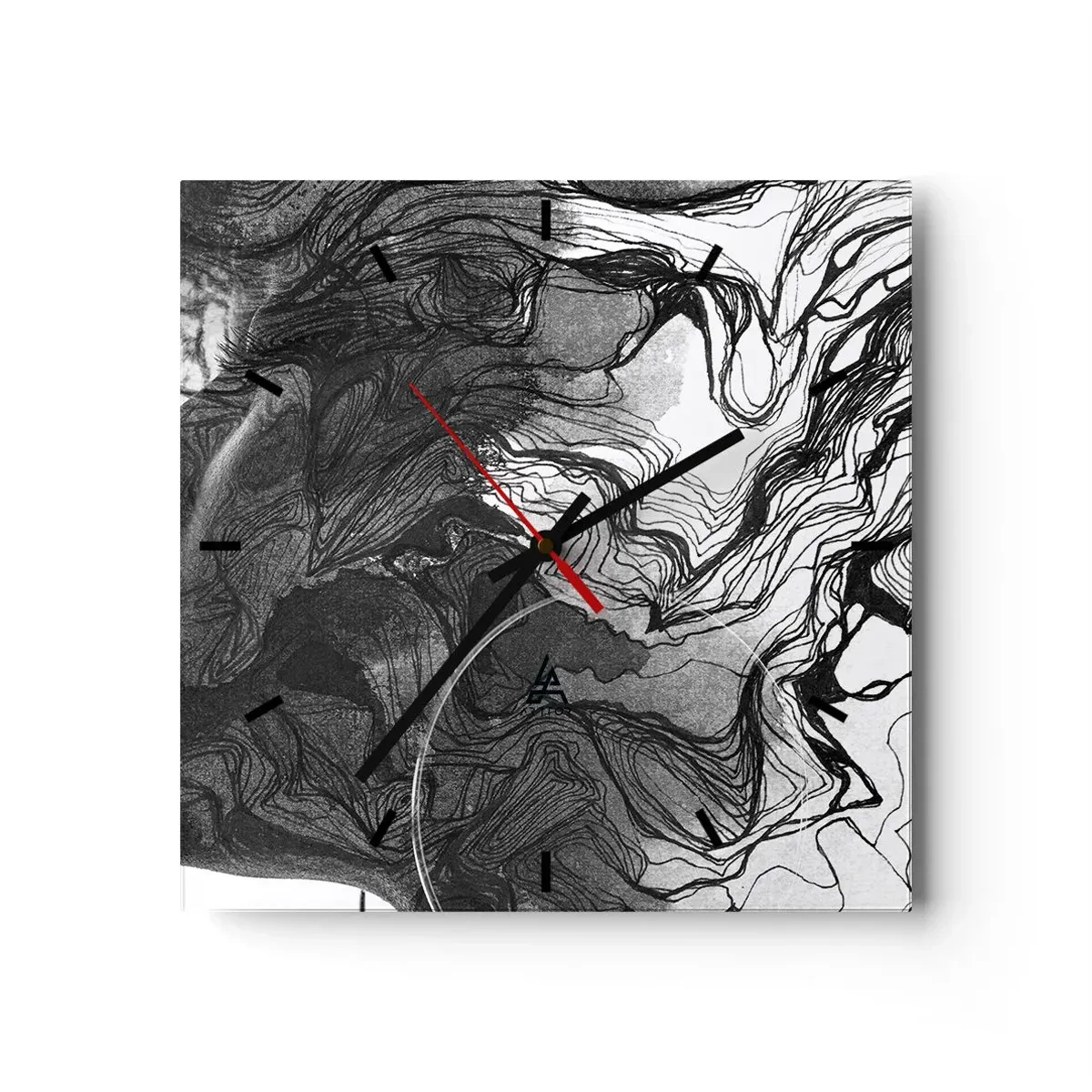 Falióra, Óra - Álmokba gabalyodva - 40x40 cm