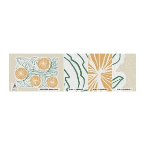 Fotótapéta Minta Öntapadós Deluxe Sticker - Etnikus egy csipet absztrakcióval - Boho, Citrom, Minimalizmus - 100x30 cm