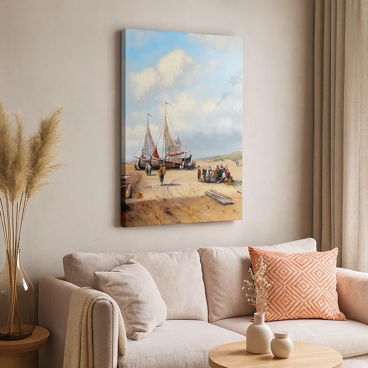 Vászonkép - Egy sikeres fogás után - 50x70 cm