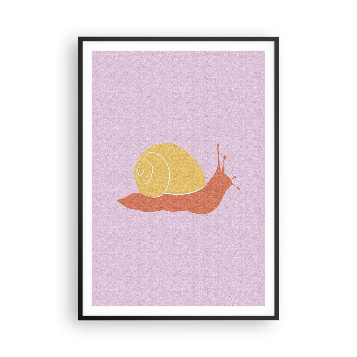 Poszter fehér keretben - Nem kell sietni - 70x100 cm