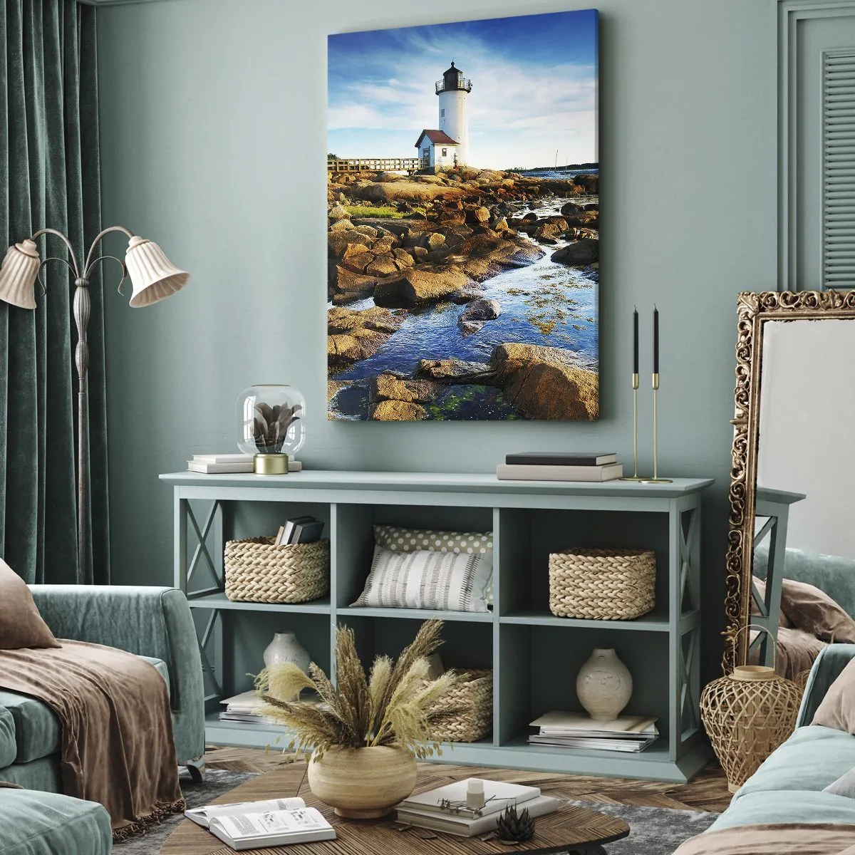 Vászonkép - Gyertek vissza boldogan, várlak - 70x100 cm