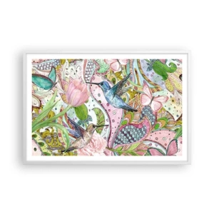 Poszter fekete keretben - Szőlőbe gabalyodva - 91x61 cm