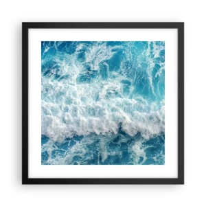 Poszter fehér keretben - Vidáman és ugrálva - 40x40 cm