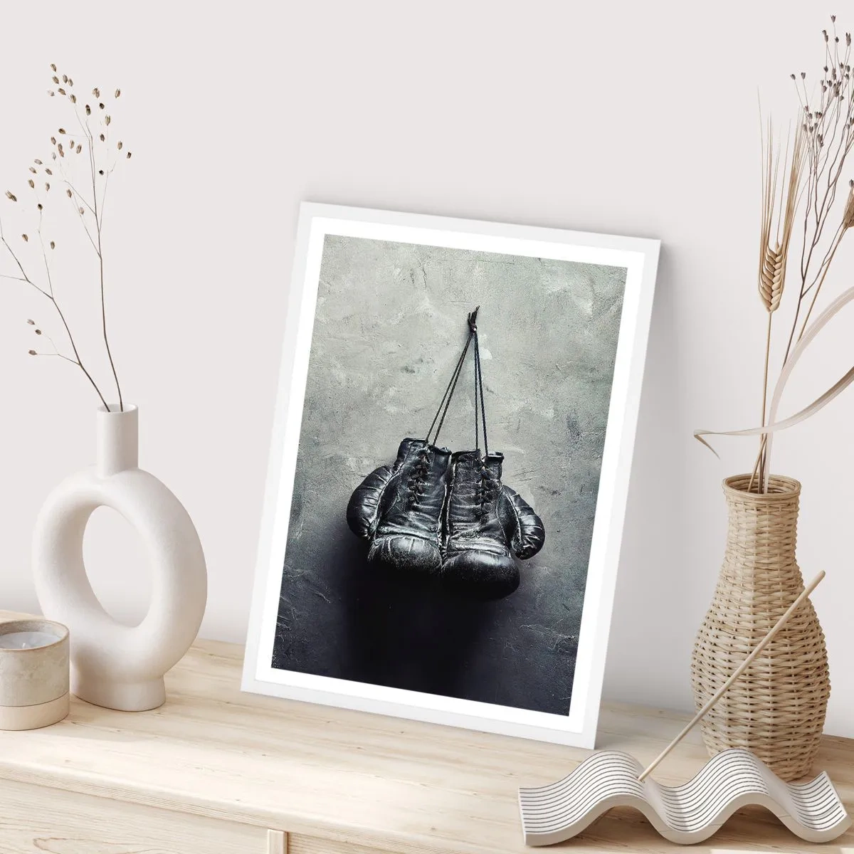 Poszter fekete keretben - A küzdelem és a béke ideje - 61x91 cm