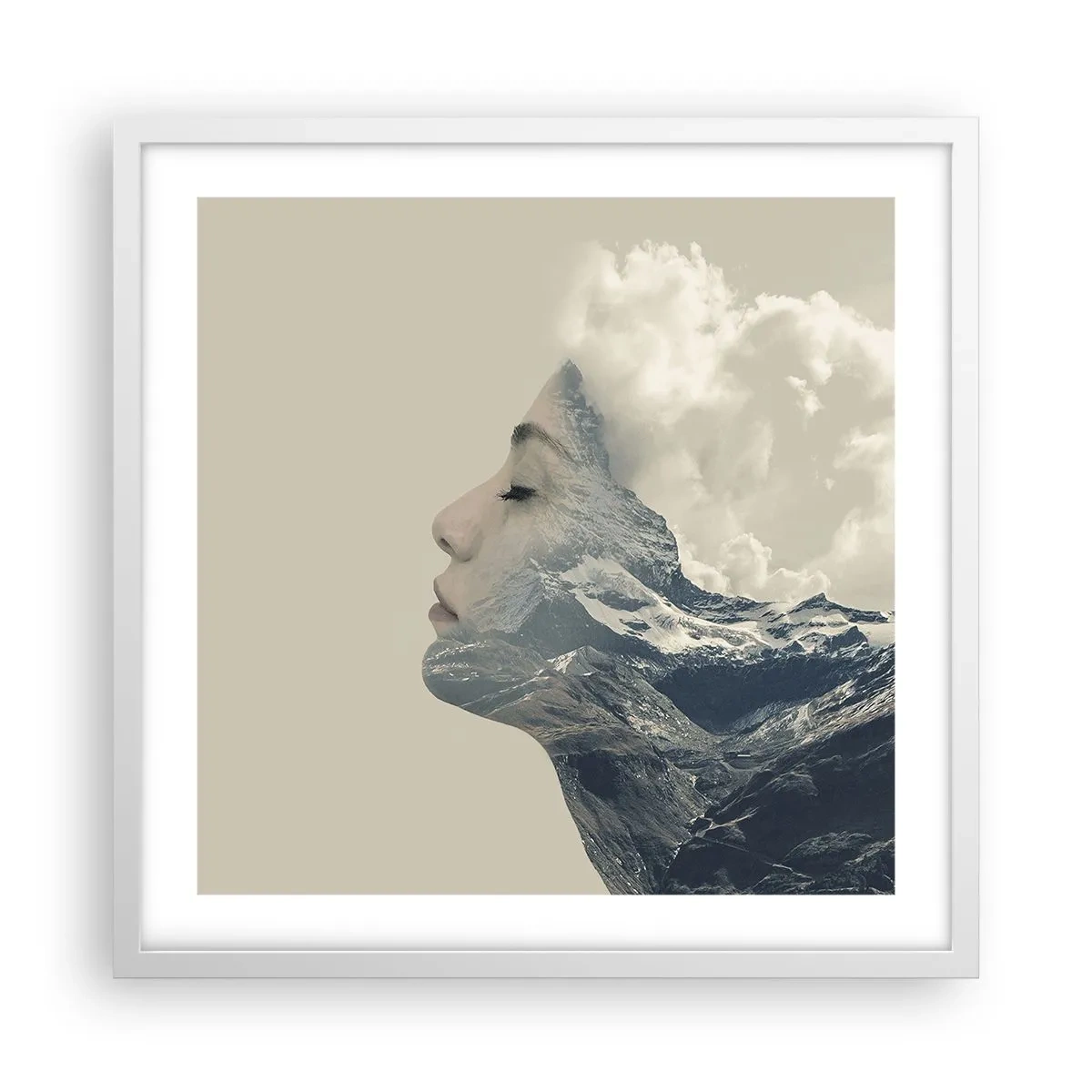 Poszter fekete keretben - Az elemek szépsége - 50x50 cm