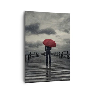 Vászonkép - Nem számít, hogy esik - 50x70 cm
