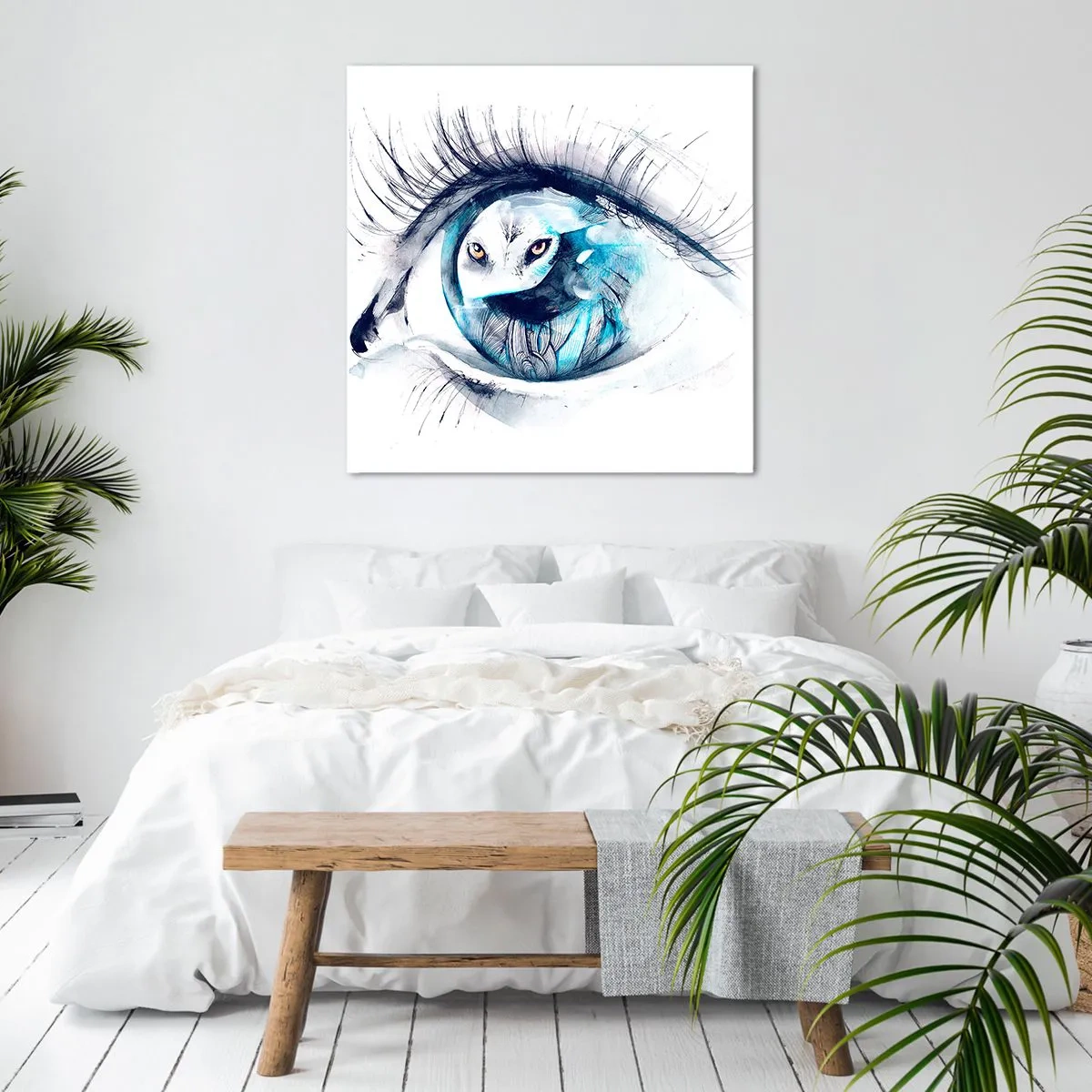 Vászonkép - Szemtől szembe a vadonnal - 60x60 cm