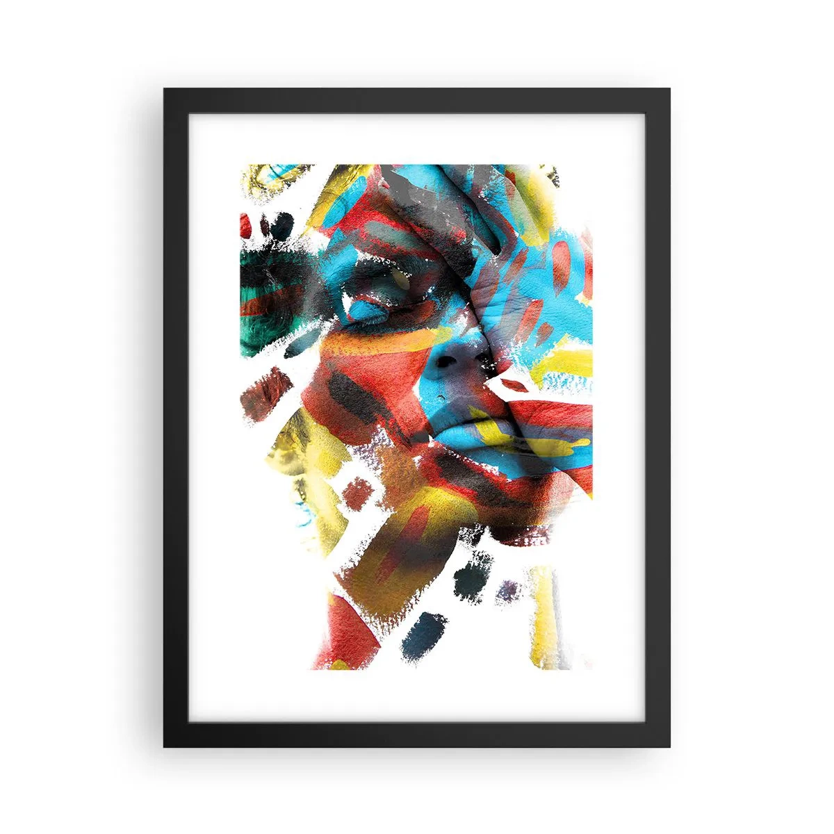 Poszter fehér keretben - Színes személyiség - 30x40 cm