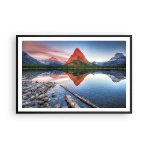 Poszter fehér keretben - Forróság és hideg - 91x61 cm