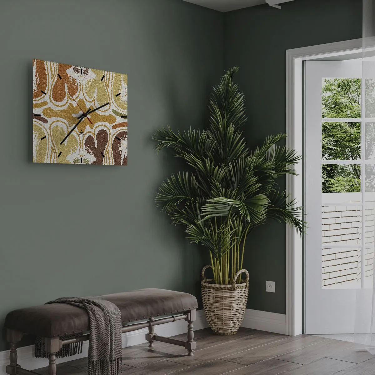 Falióra, Óra - Érzelmes absztrakció - 30x30 cm