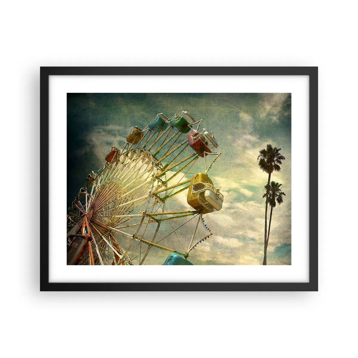 Poszter fehér keretben - Lesz, lesz mulatság.... - 50x40 cm