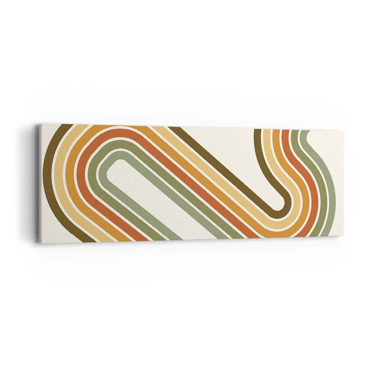 Vászonkép - Cikkcakkban a célba - 90x30 cm