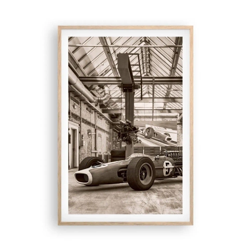 Poszter világos tölgy keretben - A győztes pihenője - 61x91 cm