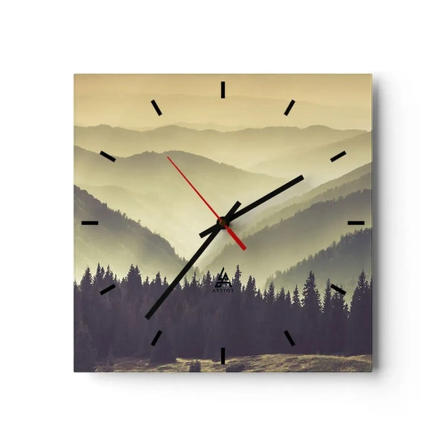 Falióra, Óra - Hegyeken túl… - 30x30 cm
