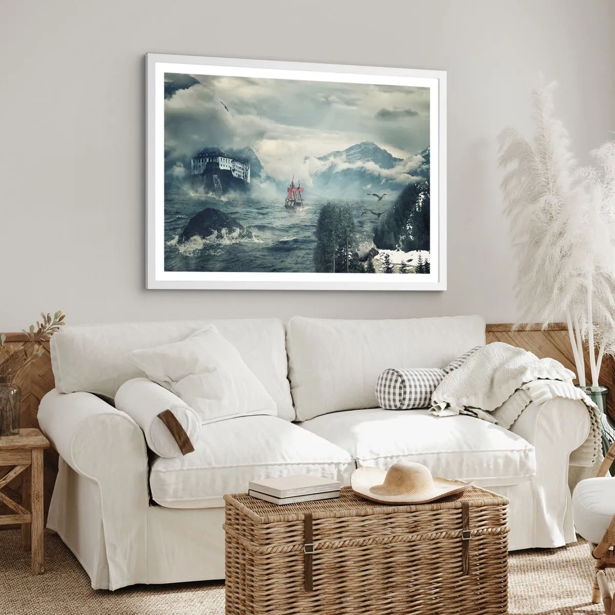 Poszter fekete keretben - Varázslatos vizeken - 40x30 cm