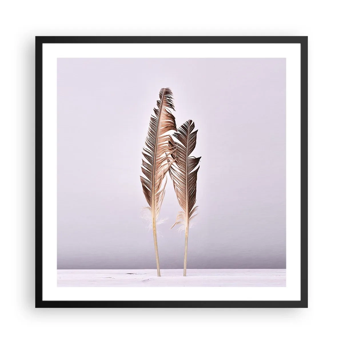 Poszter fehér keretben - A semmi ellen - 60x60 cm