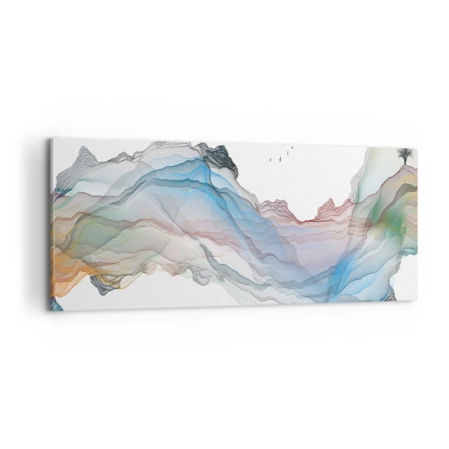 Vászonkép - A kristály hegyek felé - 100x40 cm