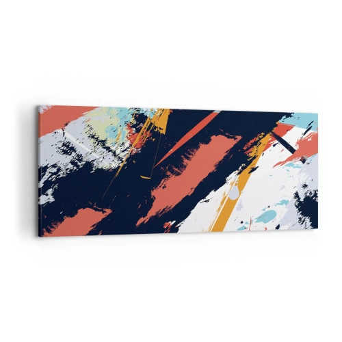 Vászonkép - Dinamikus kompozíció - 120x50 cm