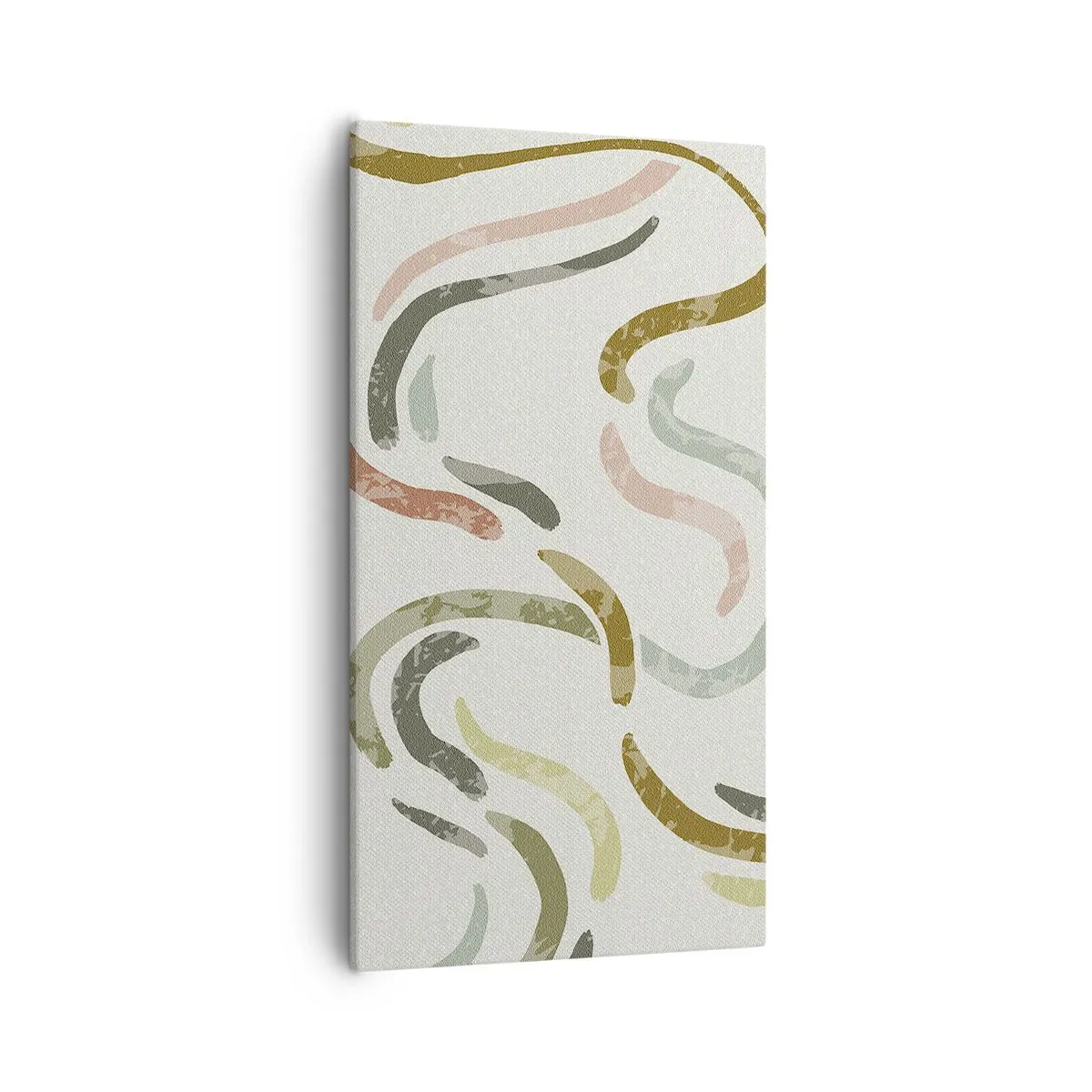 Vászonkép - Az absztrakció vidám tánca - 55x100 cm