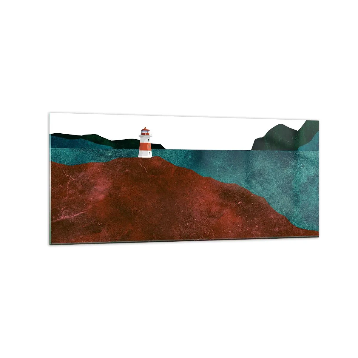 Üveg kép - A tengerre bámulva - 120x50 cm