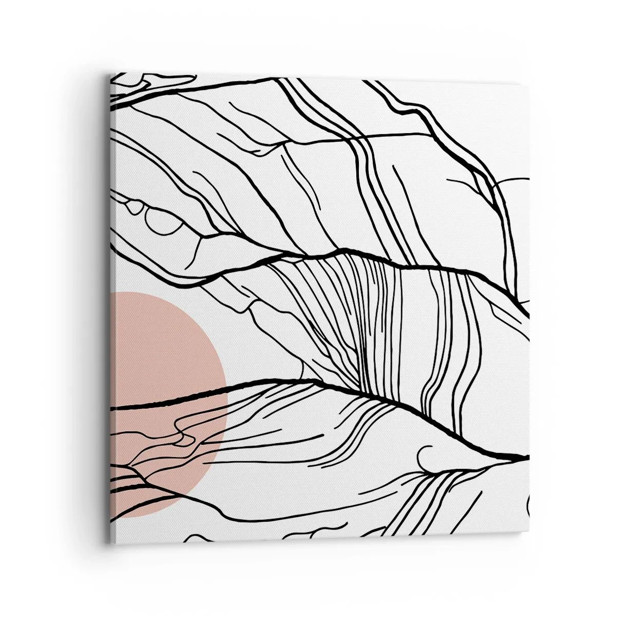 Vászonkép - Gallyak hálójában - 70x70 cm