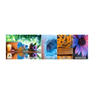 Fotótapéta Minta Standard Eco - Idő a testnek - Gyógyfürdő, Gyertya, Japán kultúra - 100x30 cm