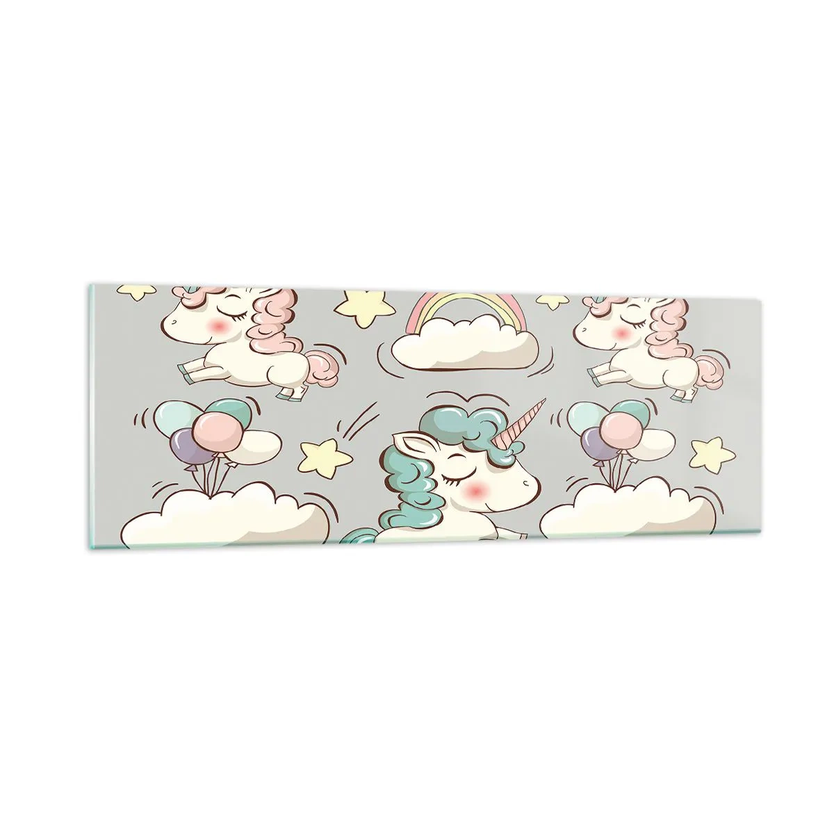 Üveg kép - Biztosan léteznek... - 90x30 cm