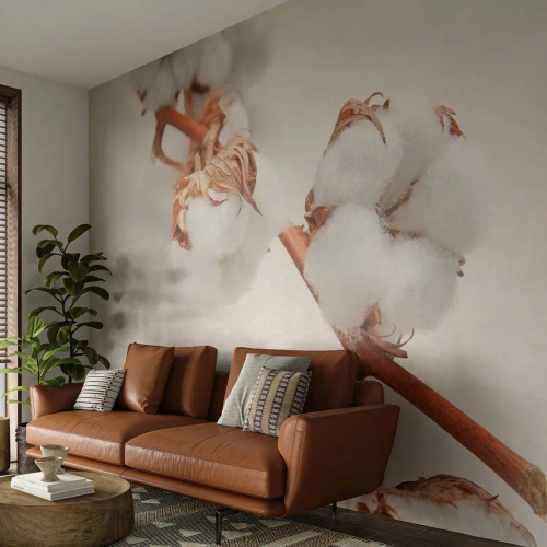 Fotótapéta Standard Eco - Csak ölelkezni - Pamut Virág, Virág, Cotton Twig - 150x105 cm