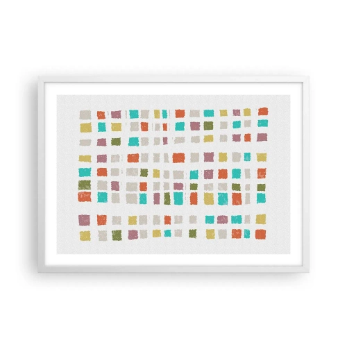 Poszter fekete keretben - Ismeretlen játék - 70x50 cm