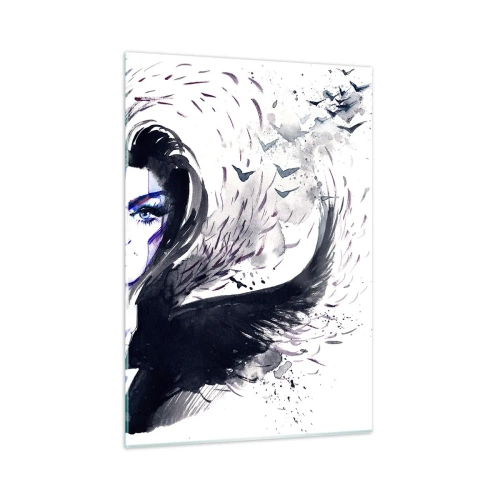 Üveg kép - Démoni és gyönyörű - 50x70 cm