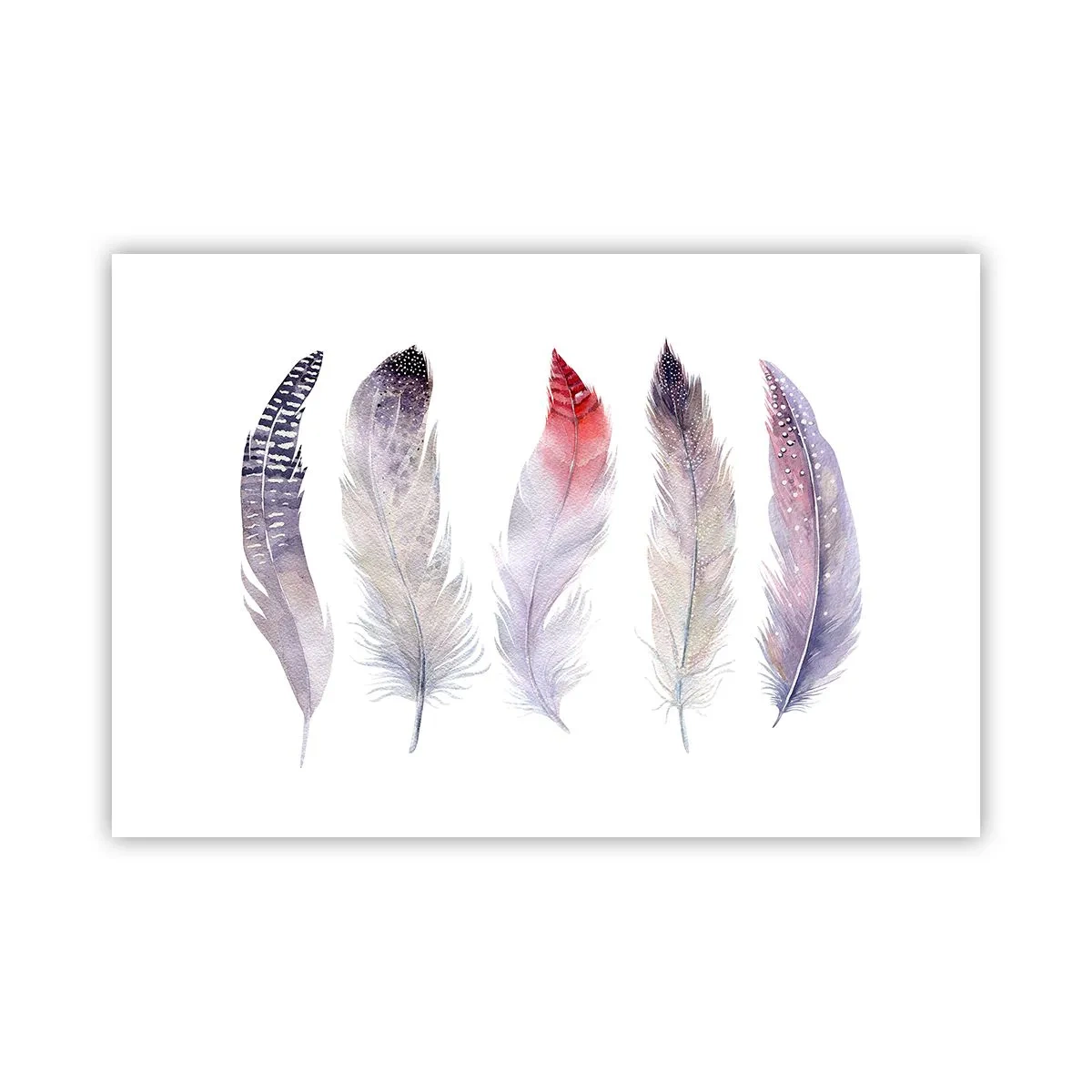 Poszter - Gyengéd, mint a sokszínű köd - 91x61 cm