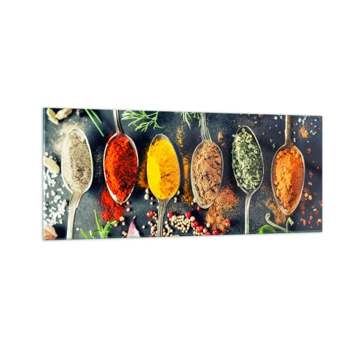 Üveg kép - Kulináris varázslat - 100x40 cm